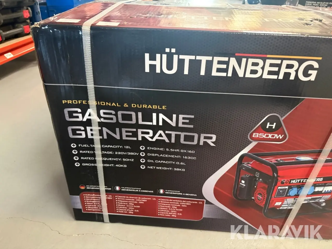Billede 12 - Generator Hütteberg H8500W