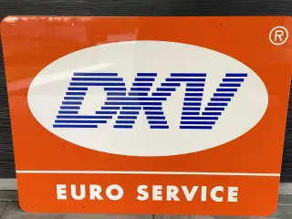 Stort metalskilt som samlerobjekt