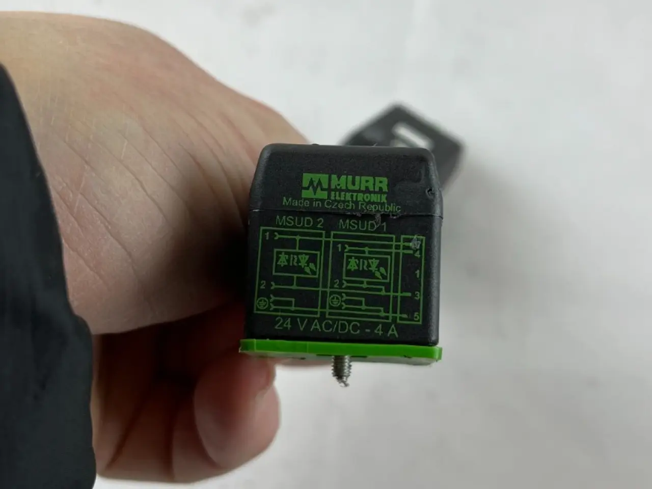Billede 2 - Murr Elektronik MSUD Double ventil stik kabel 24V