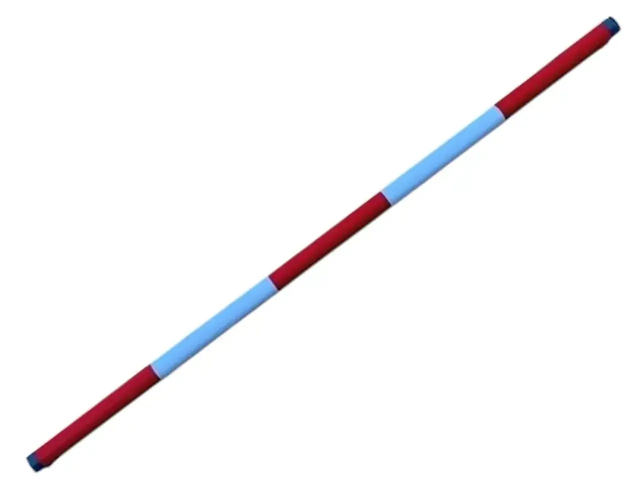 Billede 1 - Bom PE-plast Rød/Hvid ø9x3m