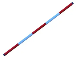 Bom PE-plast Rød/Hvid ø9x3m