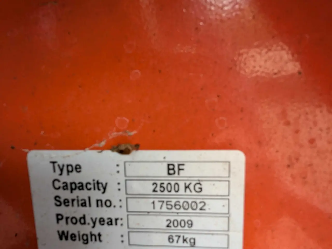 Billede 3 -  Palleløfter 2500 kg.