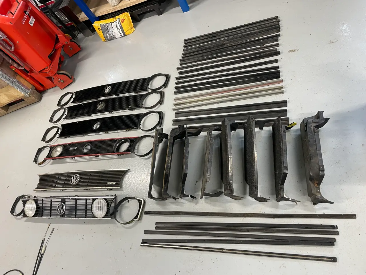 Billede 1 - Golf mk1 plastik golf 1 frontgrill