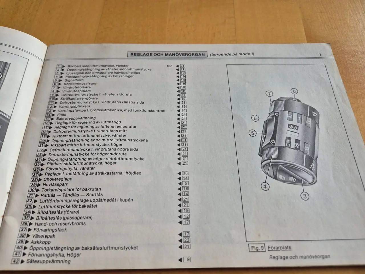 Billede 3 - Instruktionsbog CITROEN VISA.