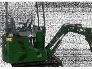 Elektrisk minigraver ✅ 1000 kg ✅ Lithium batteri ✅