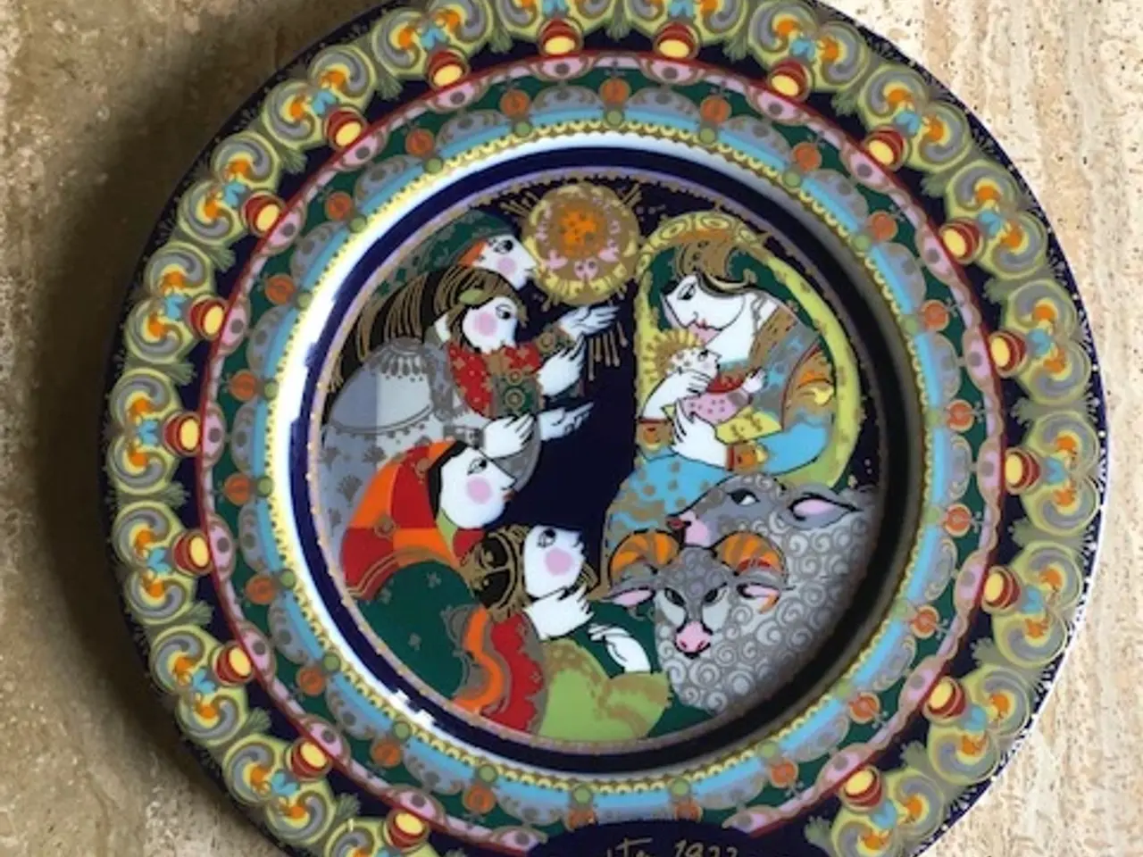 Billede 3 - Bjørn Wiinblad juleplatter 1975-1976-1977-1978