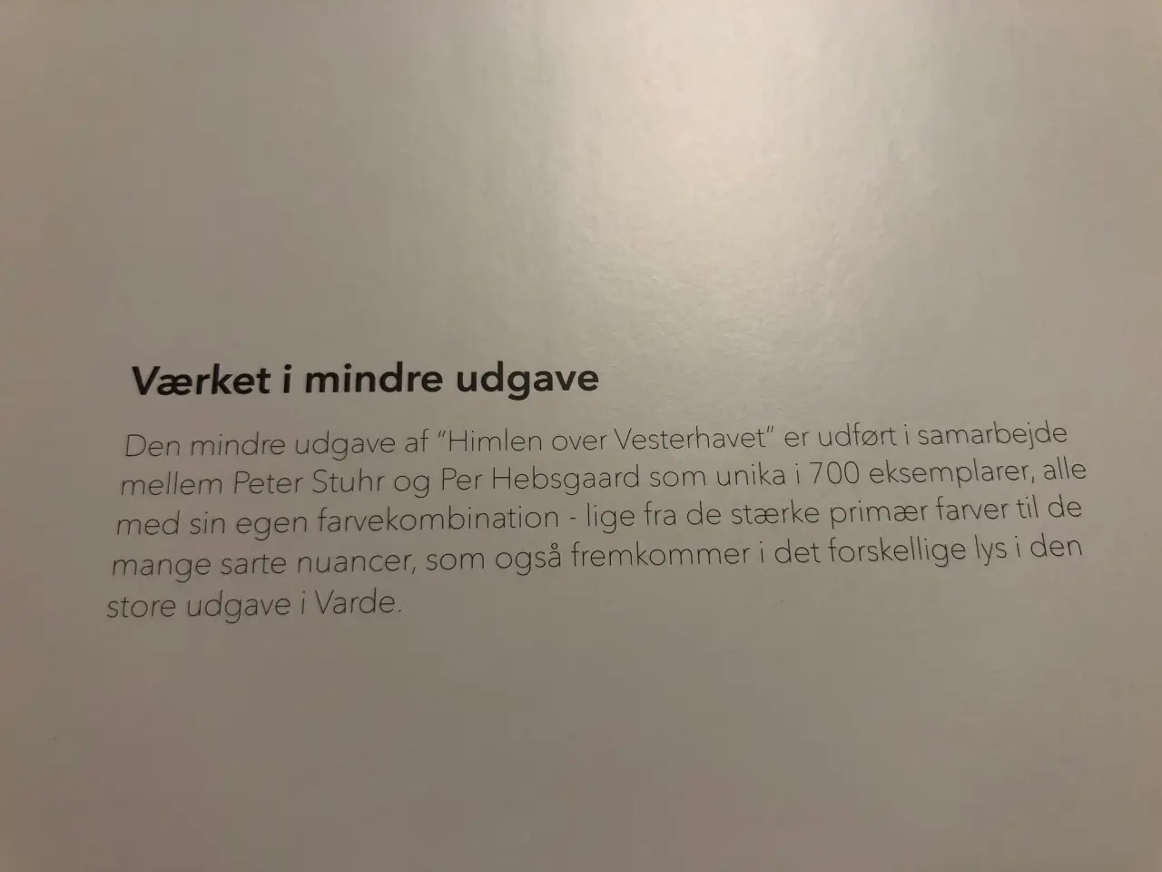 Billede 7 - Glaskunst "Himlen over Vesterhavet"