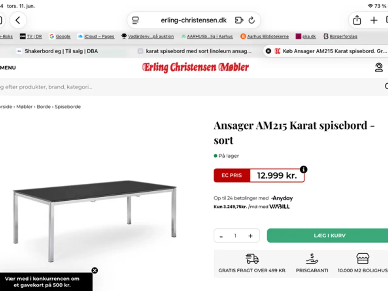 Billede 6 - Karat spisebord - Sort