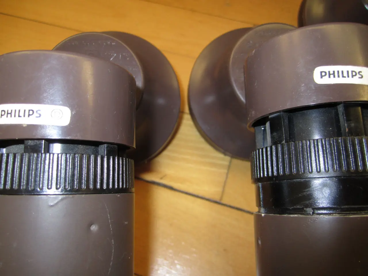 Billede 3 - BYD. RETRO. Brune Lamper/PHILLIPS spot. 