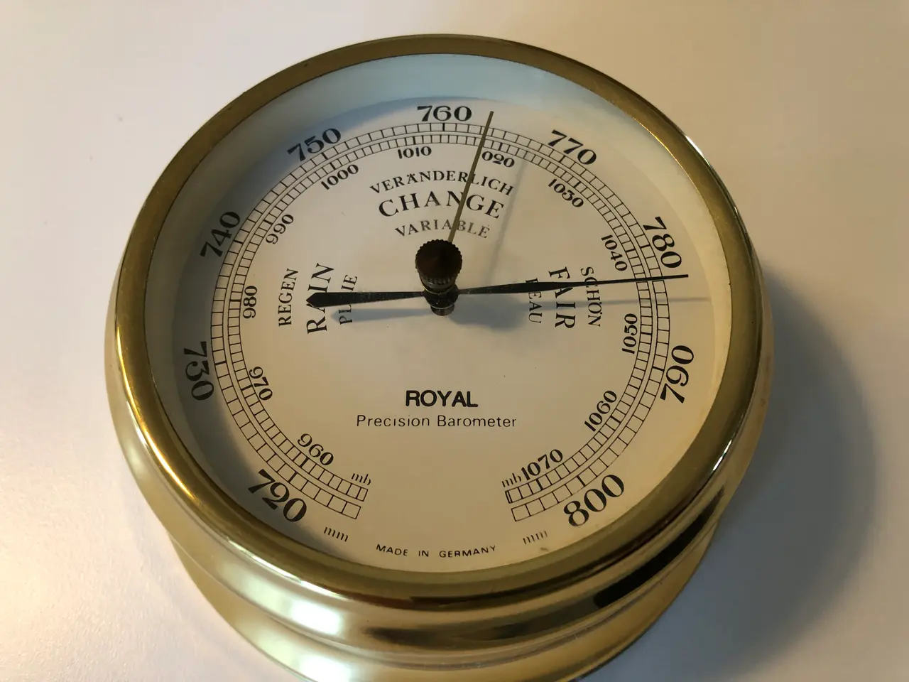 Billede 2 - Skibsbarometer fra Royal, made in Germany