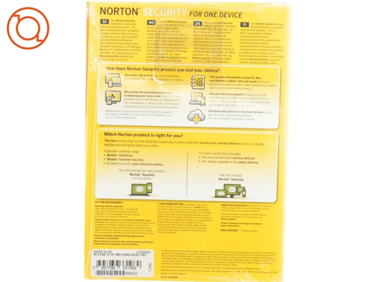 Billede 2 - Norten Security 6 stk. (str. 20 x 15cm)