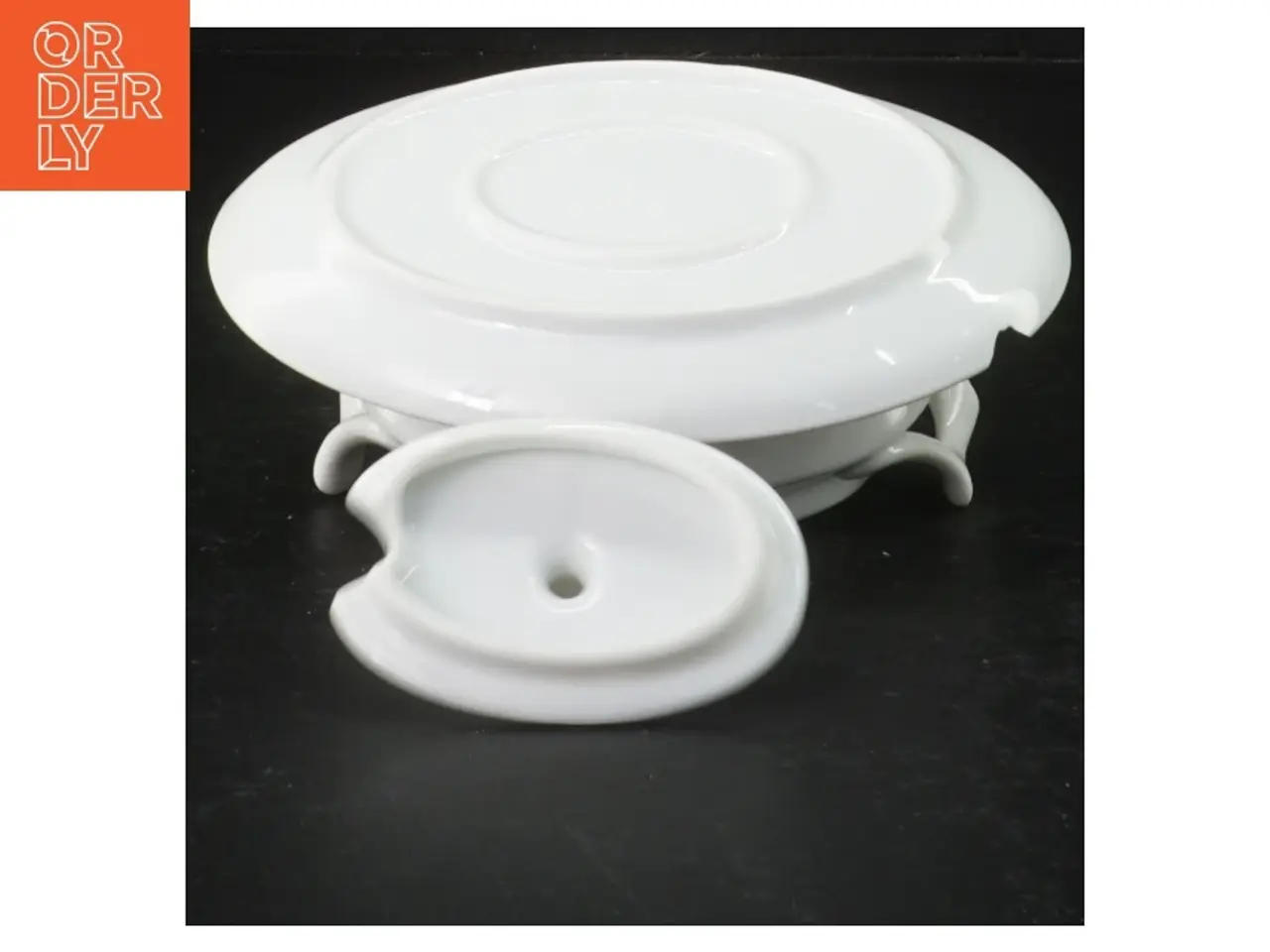 Billede 2 - Porcelæn sovseskål (str. 14 x 10 cm)