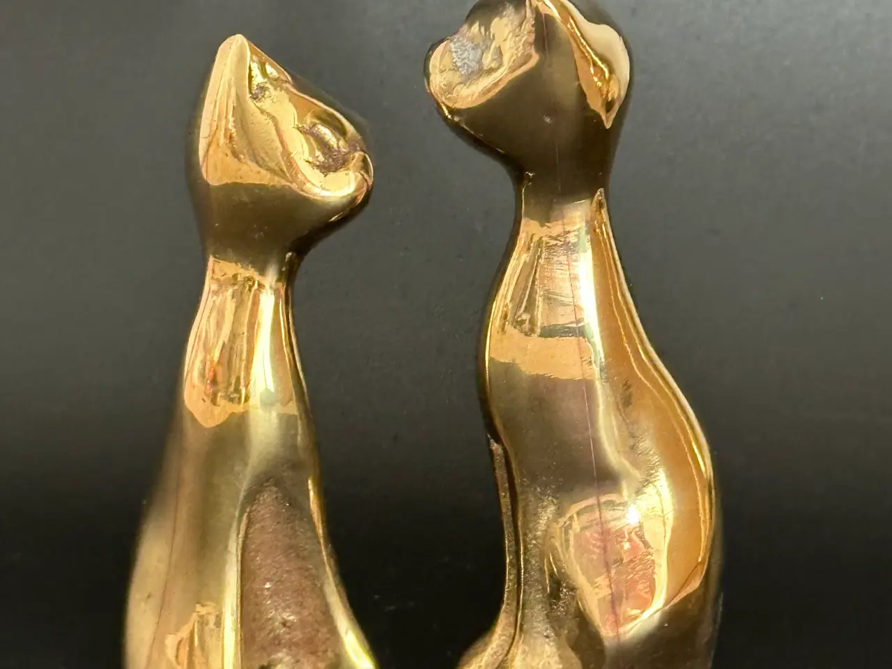 Billede 3 - Vintage dyrefigurer håndstøbte af massiv messing 