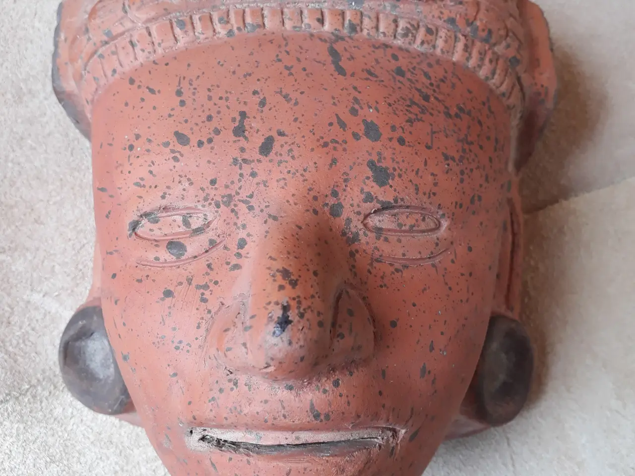 Billede 5 - 4 Mexicanske Terracotta Masker