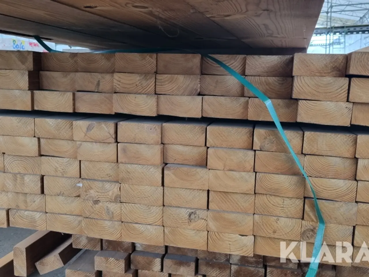 Billede 2 - Træ / Lægter - 108styk 90x39x3600mm Høvlet