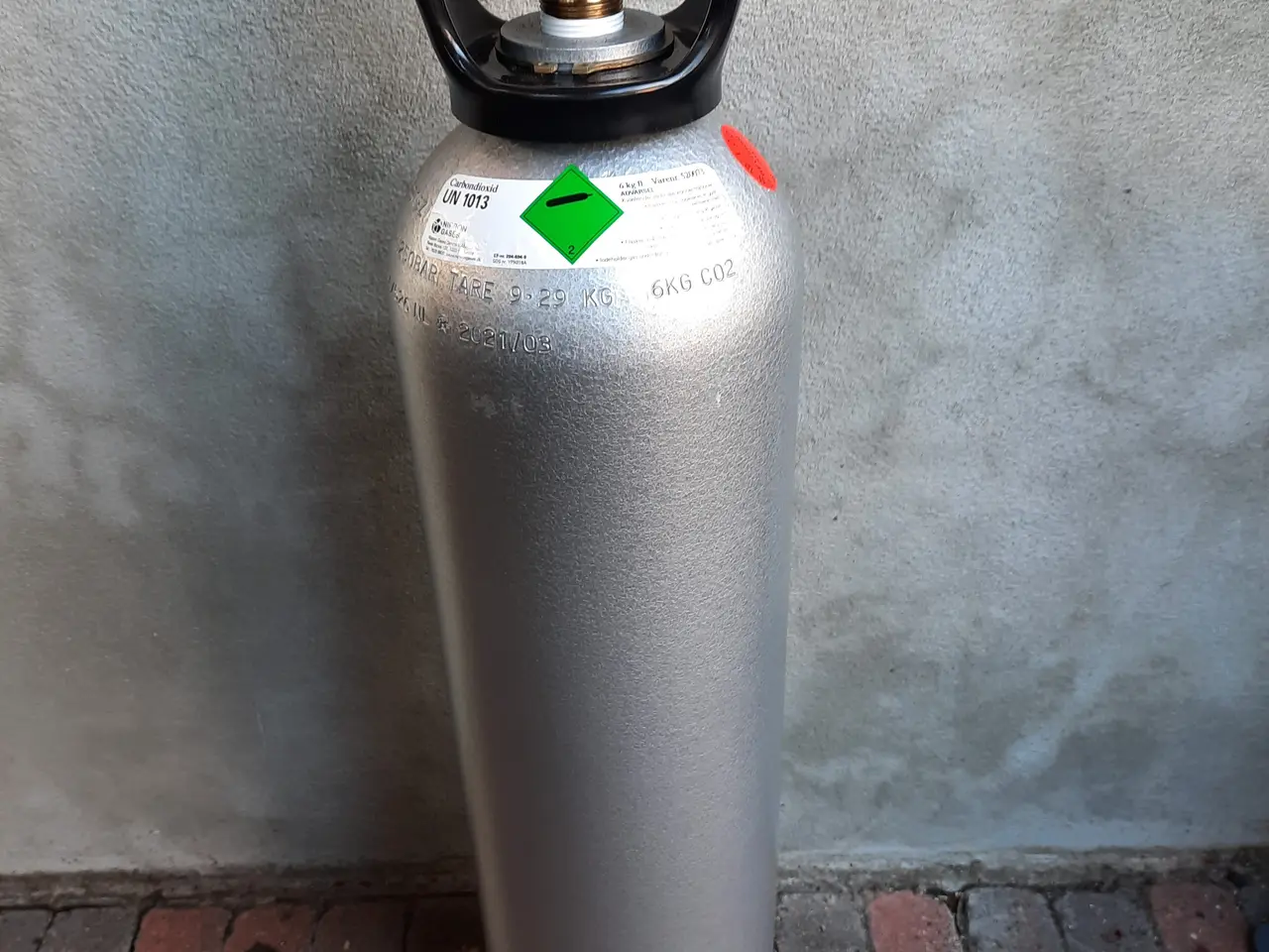 Billede 3 - Ny Fuld 6 kg Co2 Ejerflaske, Yara /NipponGases