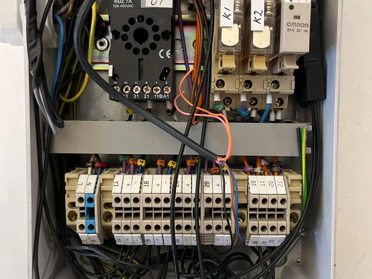 Billede 2 - Control Box med Omron & Telemecanique Components –