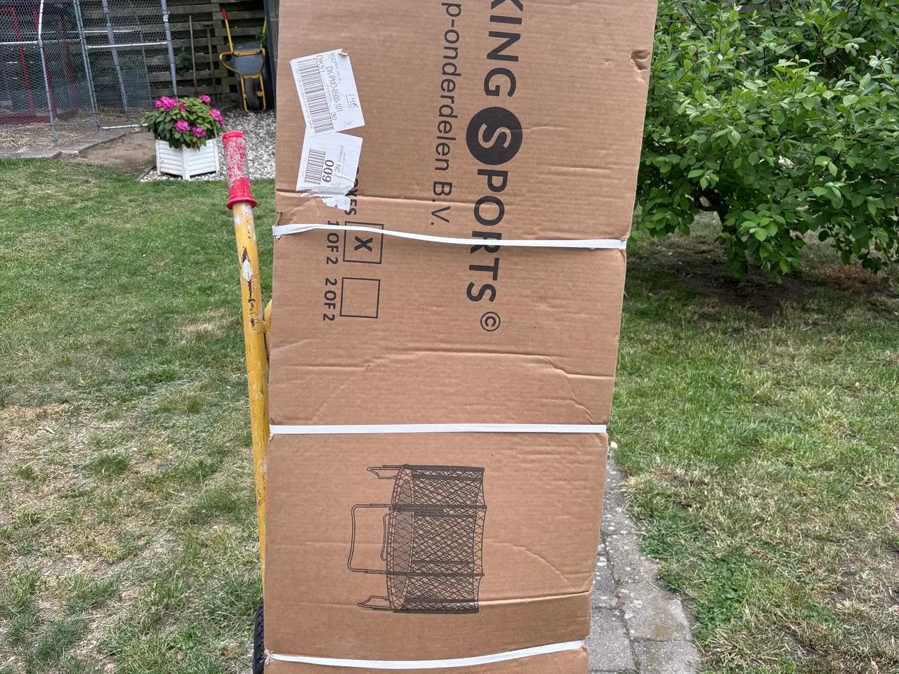 Billede 1 - Ny trampolin 312 cm med stige – UDEN NET
