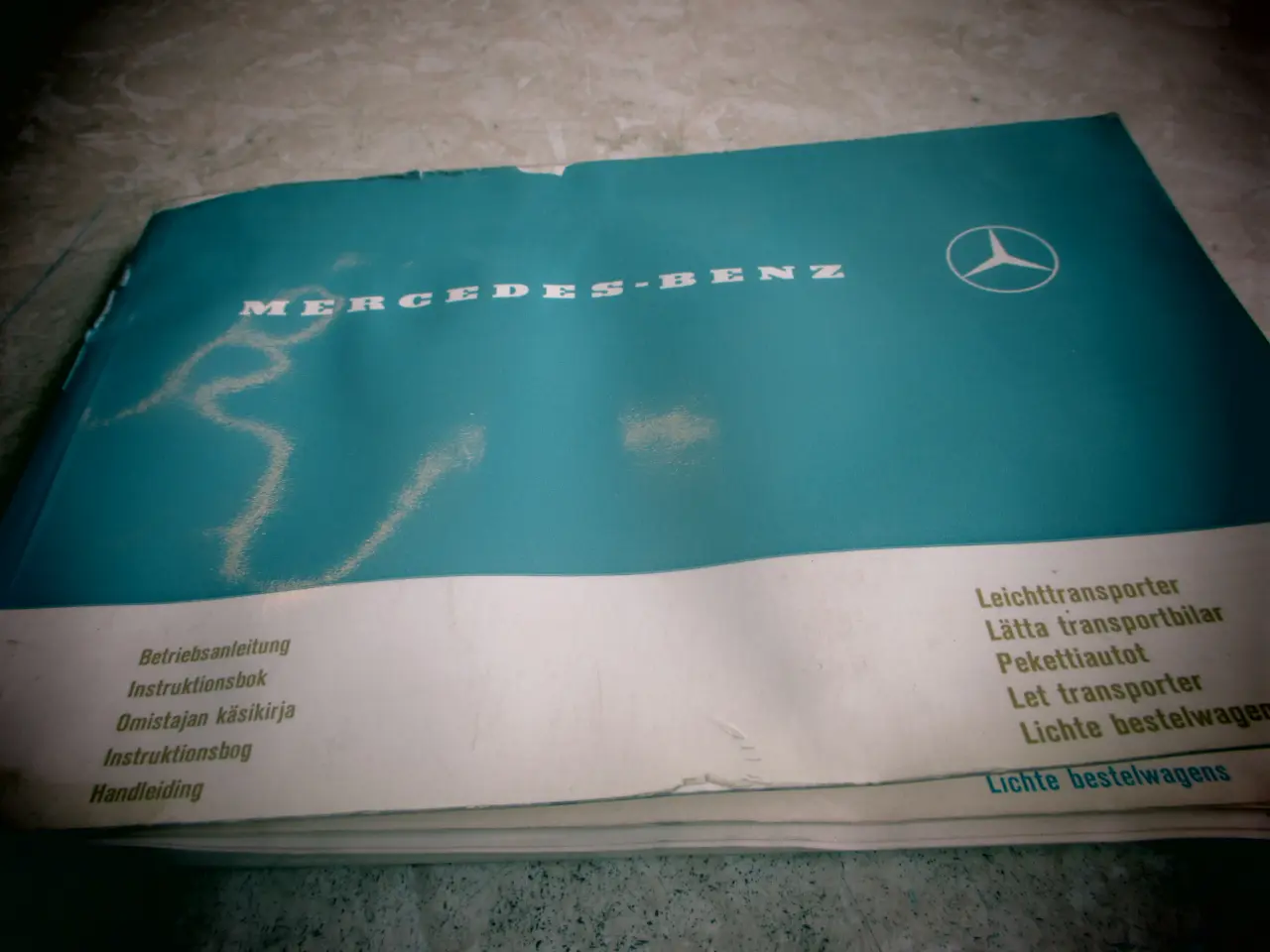 Billede 1 - Brugt Instruktionsbog Mercedes 206-306 D