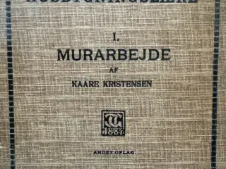 1923 - HUSBYGNINGSLÆRE - I. MURARBEJDE