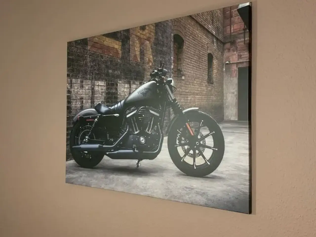 Billede 2 - Harley billede 70x100 cm
