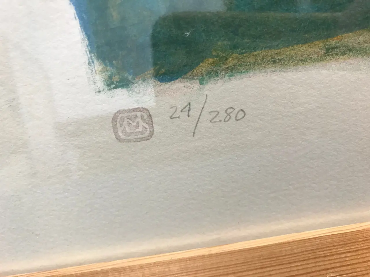 Billede 5 - Retro litografi, signeret og nummereret 24/280