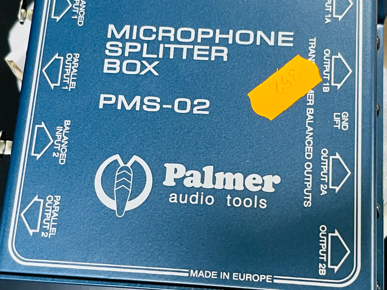 Billede 1 - 2 stk. Mikrofon Splitter Box PAMLER Audio Tools