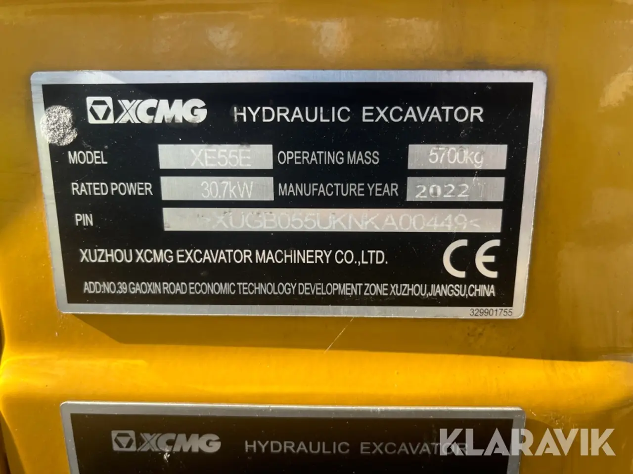 Billede 9 - Gravemaskine XCMG XE55E