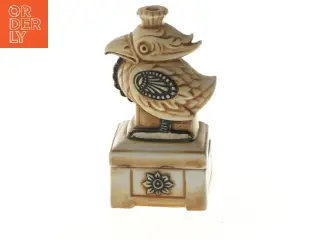 Figurine og beholder (str. 12 cm)