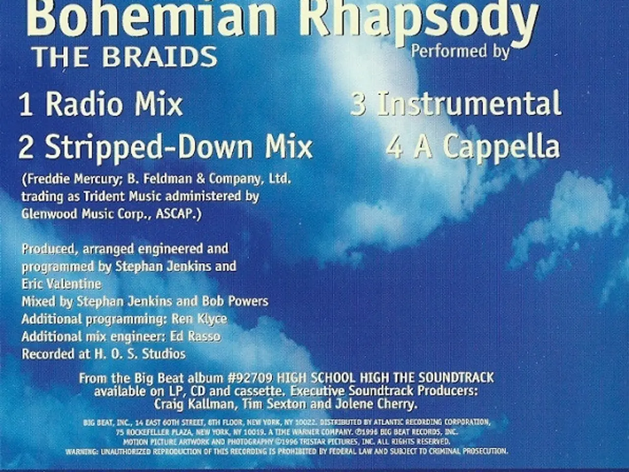 Billede 2 - The Braids – Bohemian Rhapsody – CD
