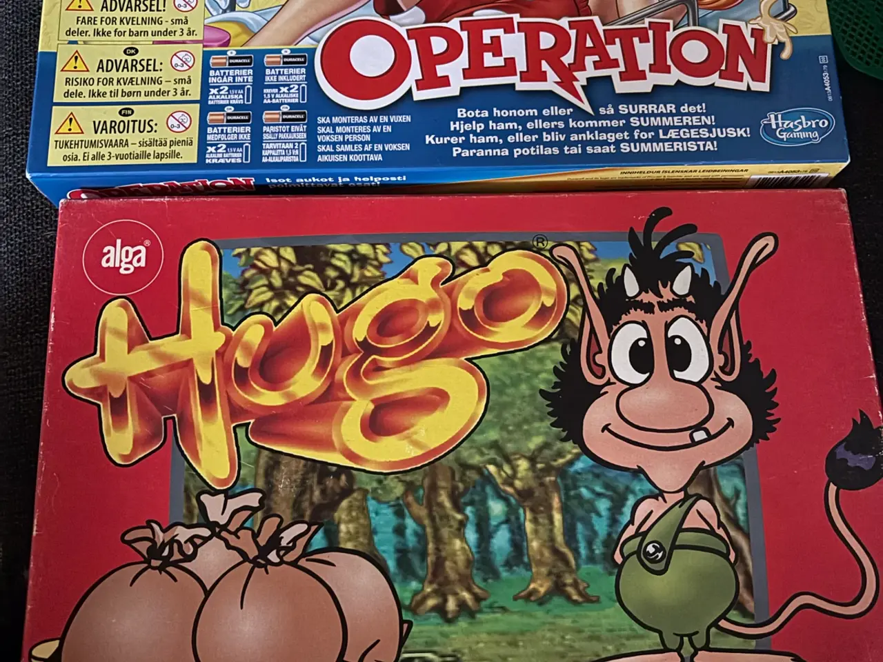 Billede 1 - Operation og Hugo brætspil sælges samlet
