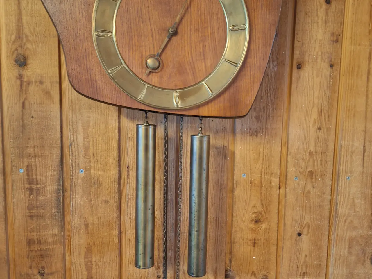 Billede 1 - Stueur Vintage teak ur