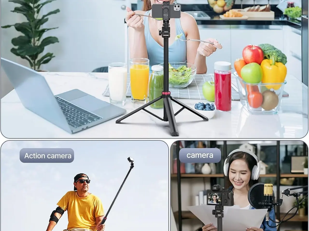Billede 6 - MT 79 2M Aluminium Led Light Tripod