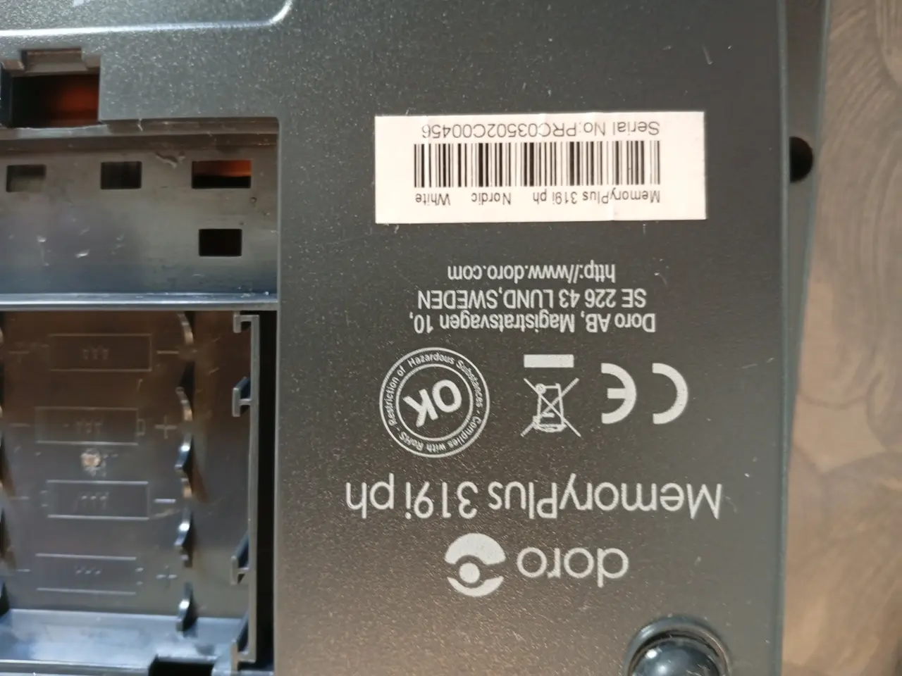 Billede 4 - DORO Memory Plus 319i ph