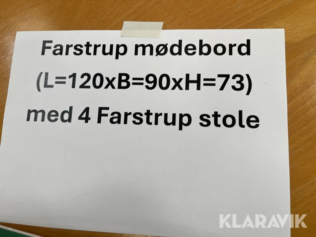 Billede 3 - Mødebord samt skabe/Rumdelere Farstrup