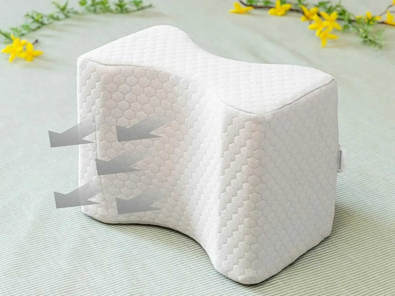 Billede 5 - Benpude med rem Lerellow fra - ergonomisk knæ- og benpude