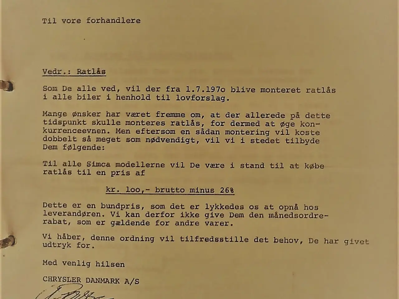 Billede 6 - Chrysler-Simca litteratur.