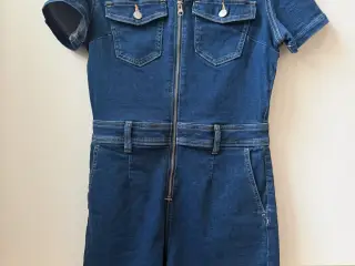 Denim buksedragt (kort)