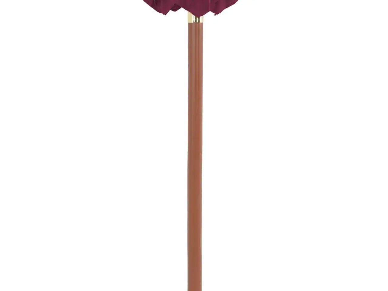 Billede 4 - Parasol 300 cm træstang bordeauxrød
