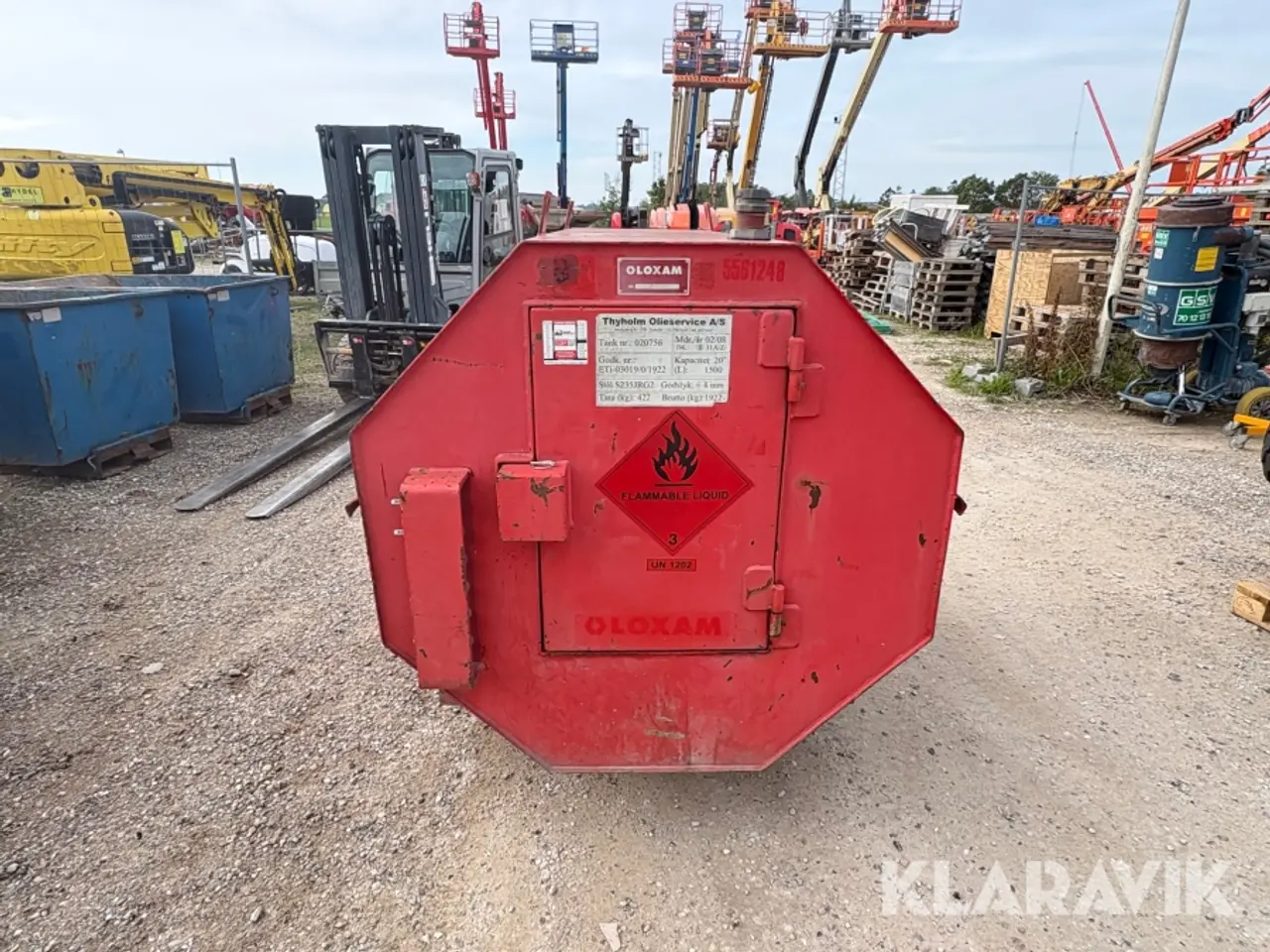 Billede 7 - Dieseltank Thyholm 1500 liters