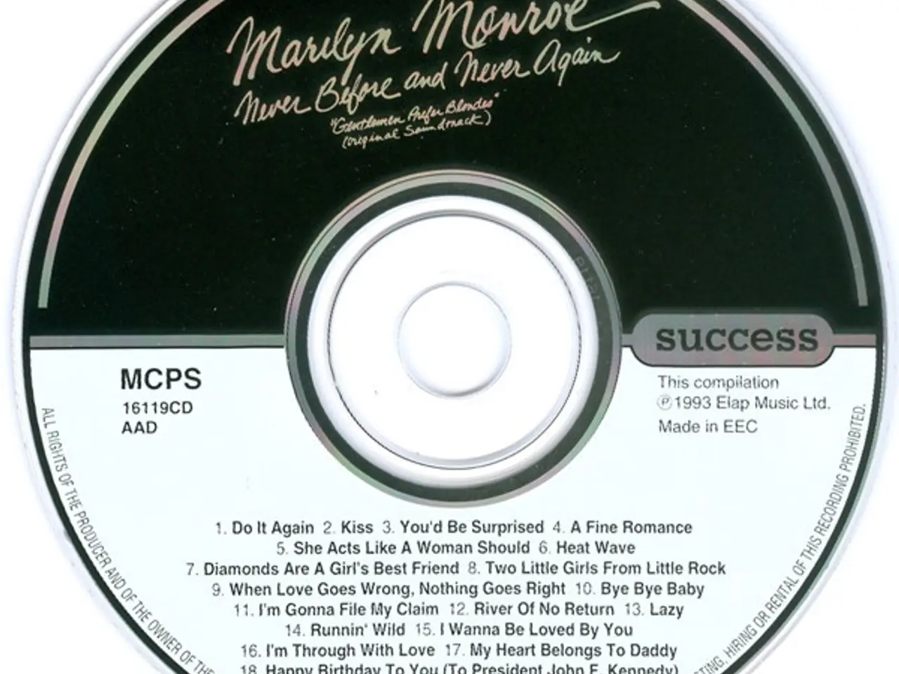 Billede 3 - Marilyn Monroe – Never Before And Never Again – CD