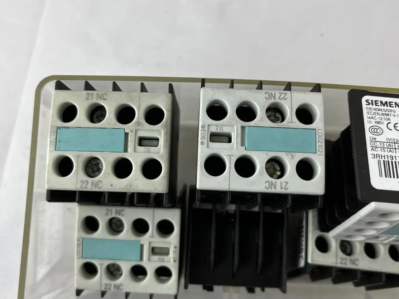 Billede 4 - 6x Siemens 3RH1911-1FA31 Auxiliary kontakt Block