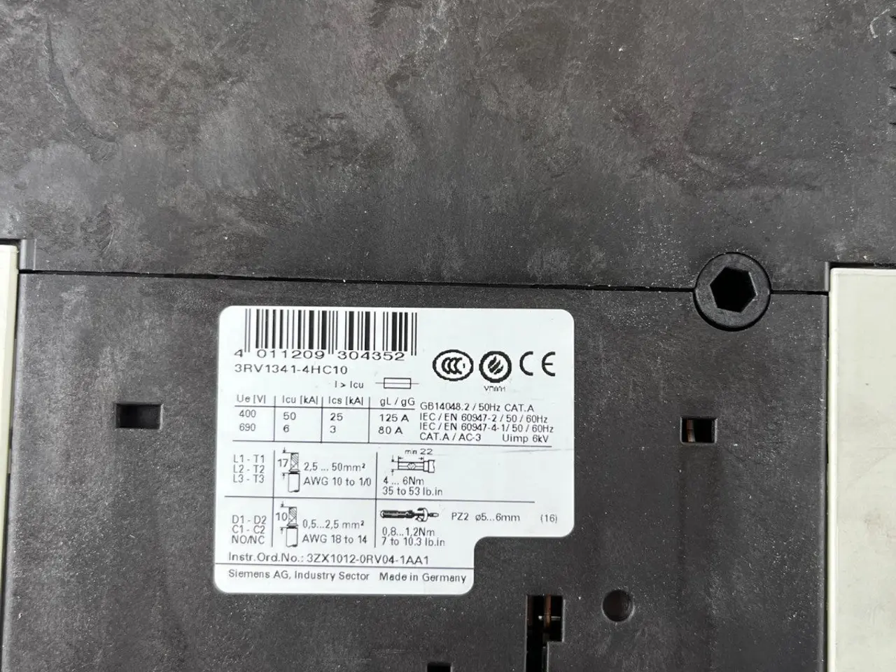 Billede 11 - Siemens 3RV1341-4HC10 Sirius Motor Protection 50A