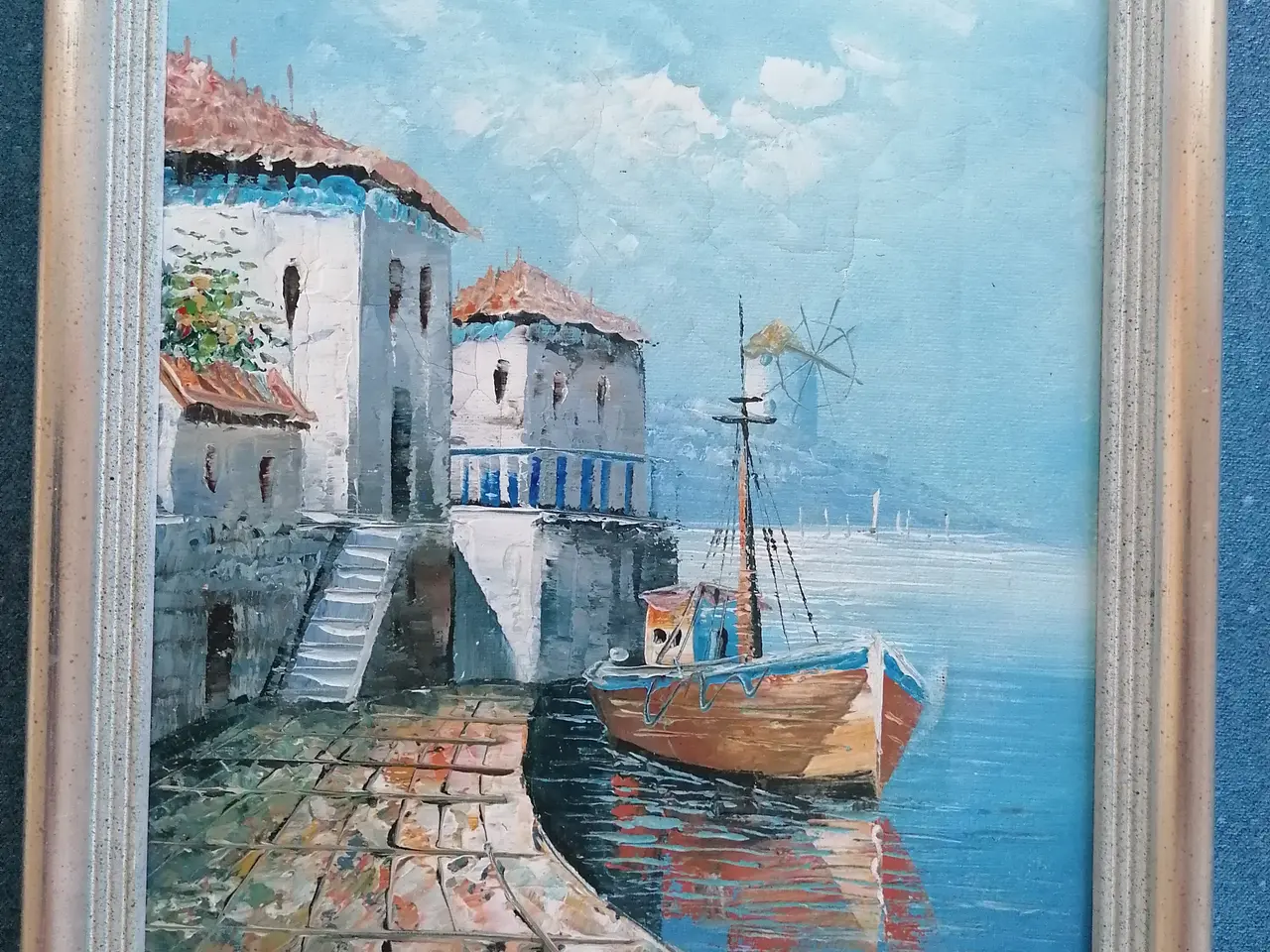 Billede 5 - Smukt Maleri Af Lake Como ,Italien