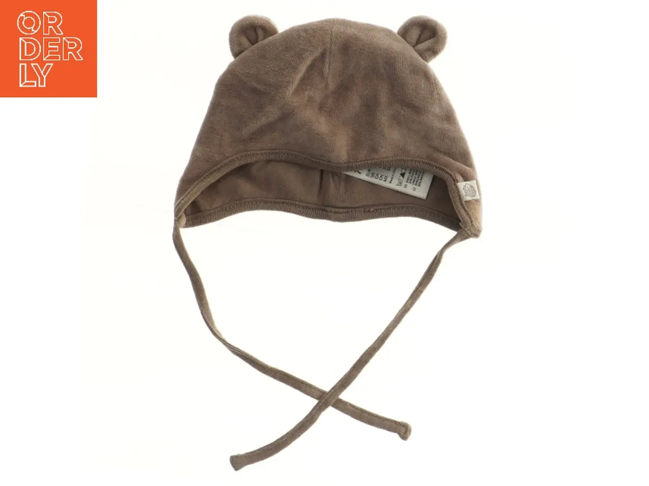 Billede 1 - Børnehat med øre og bindebånd fra H&M (str. 50)