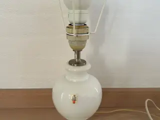 Bordlampe Holmegaard Opal glas