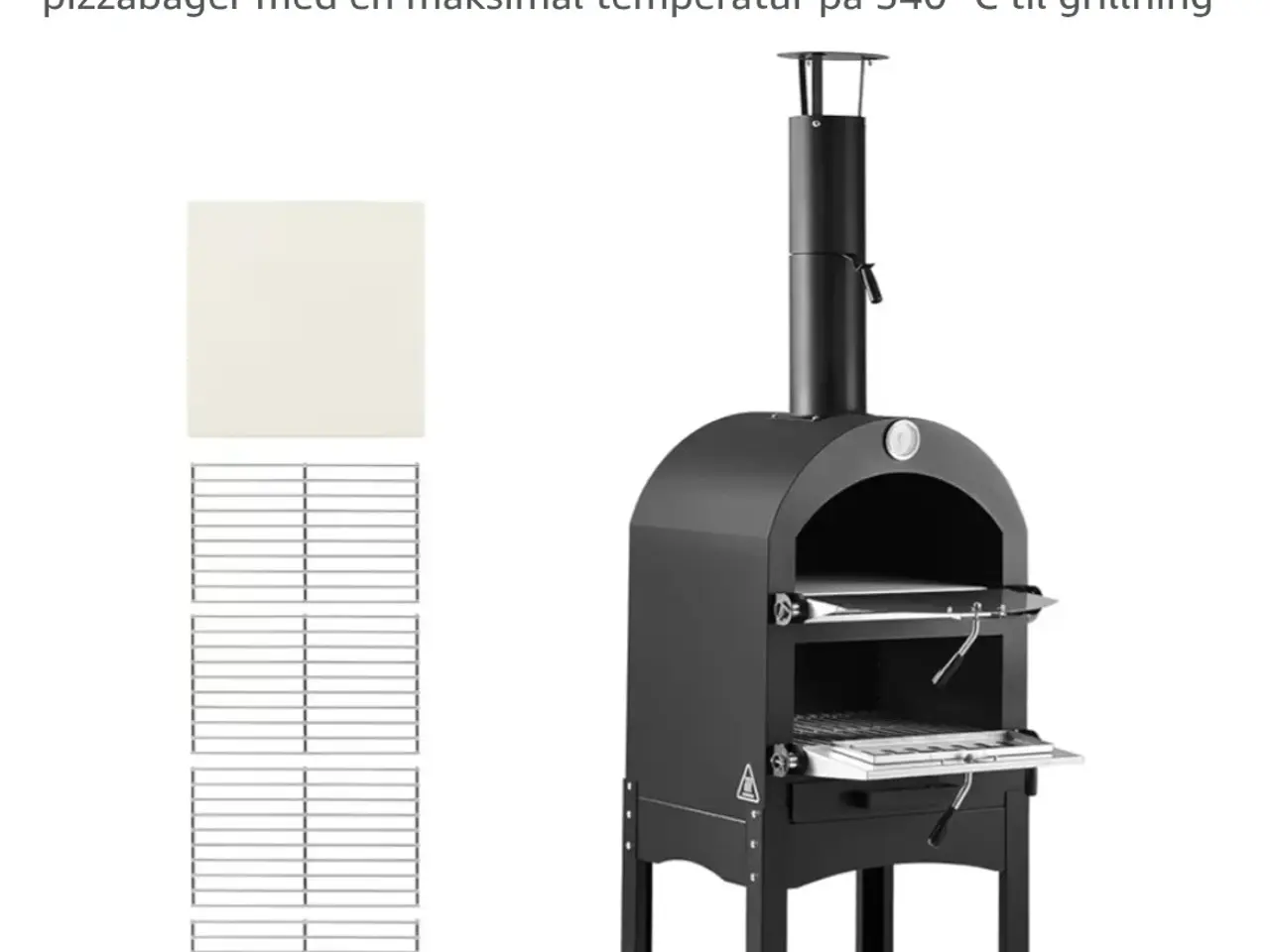 Billede 5 - VEVOR Pizzaovn 12 tommer pilleovn