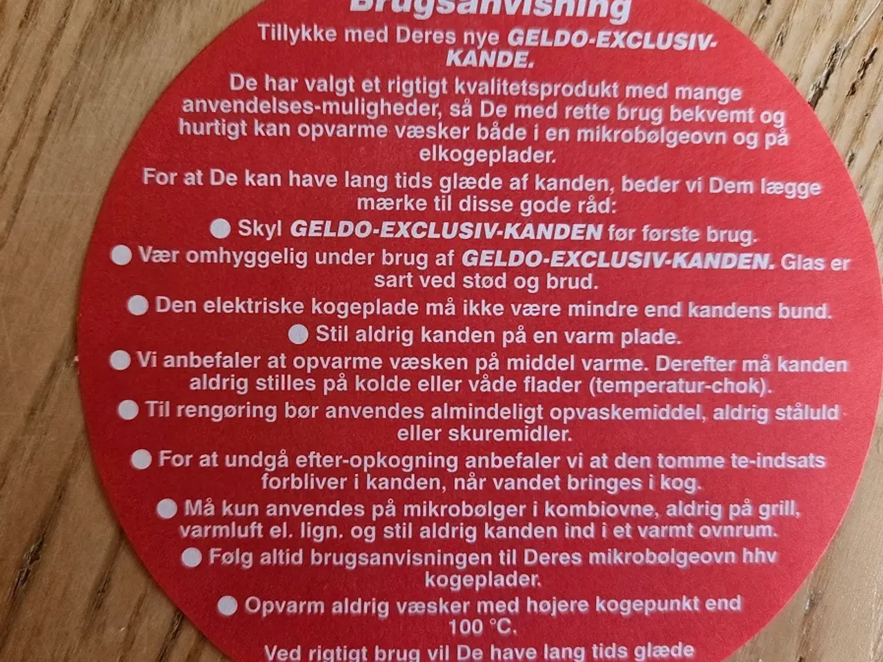 Billede 4 - Geldo glaskande med si