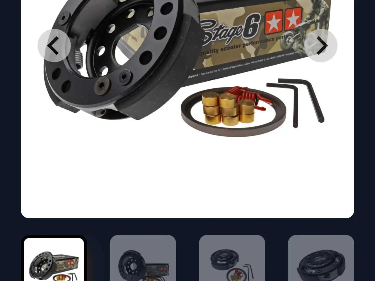 Billede 5 - Ny Stage6 Racing Kobling 107mm. Yamaha/Aprilia