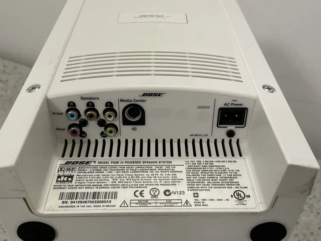 Billede 6 - Bose Lifestyle Surround 5.1 anlæg komplet